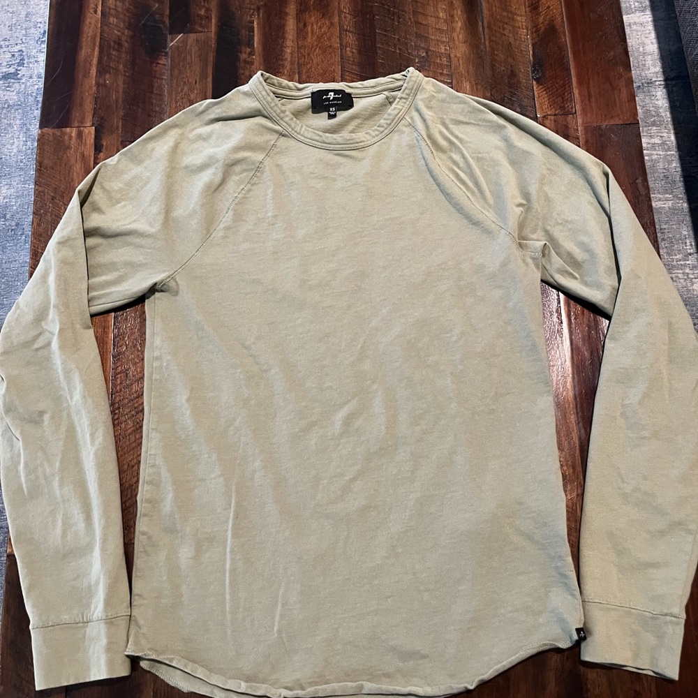 7 For All Mankind men’s long sleeve shirt | x-small